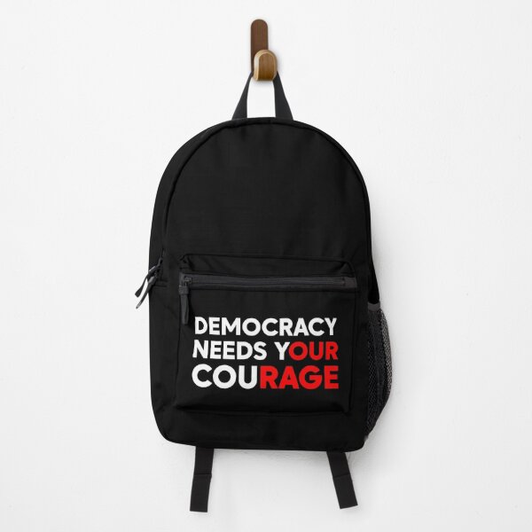Item preview, Democracy Needs Your Courage - FDT | Anti-Trump designed and sold by PixVib.