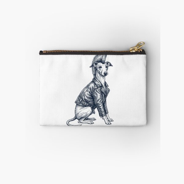 Item preview, Vintage Italian Greyhound Punk Mowhawk Dog Mom Dad designed and sold by DoodleTortle.