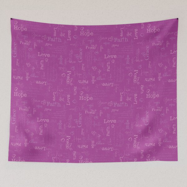 Item preview, Faith-Dark Pink designed and sold by lisanganart.