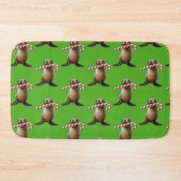 Item preview, Sea Lion with Red Candy Cane designed and sold by mhmoseley .