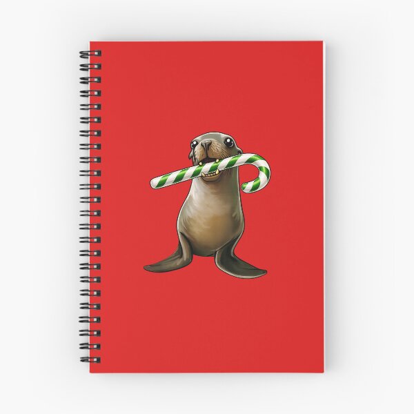 Item preview, Seal Lion with Green Candy Cane designed and sold by mhmoseley .