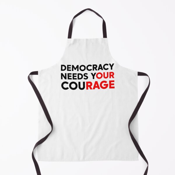 Item preview, Democracy Needs Your Courage - FDT | Anti Fascist designed and sold by PixVib.