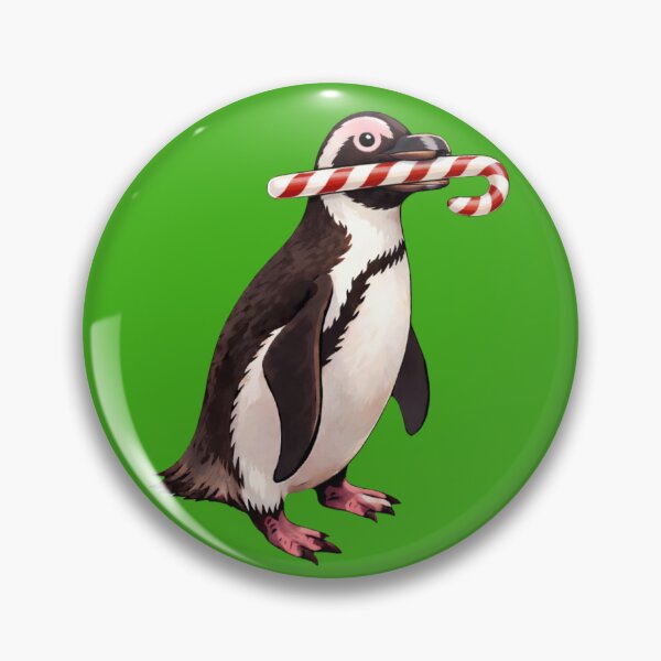 Item preview, Penguin with Red Candy Cane designed and sold by mhmoseley .