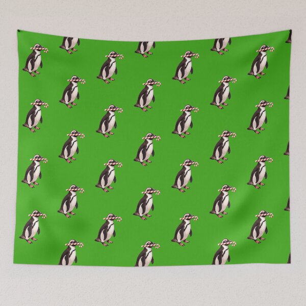 Item preview, Penguin with Red Candy Cane designed and sold by mhmoseley .