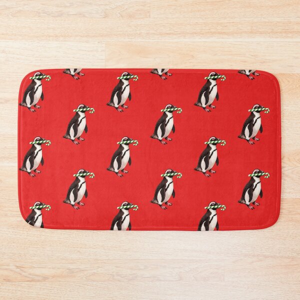 Item preview, Penguin with Green Candy Cane designed and sold by mhmoseley .