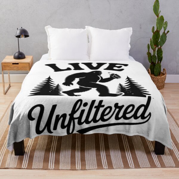 Item preview, Live Unfiltered – Wild Freedom Silhouette Design designed and sold by NewUSShop.