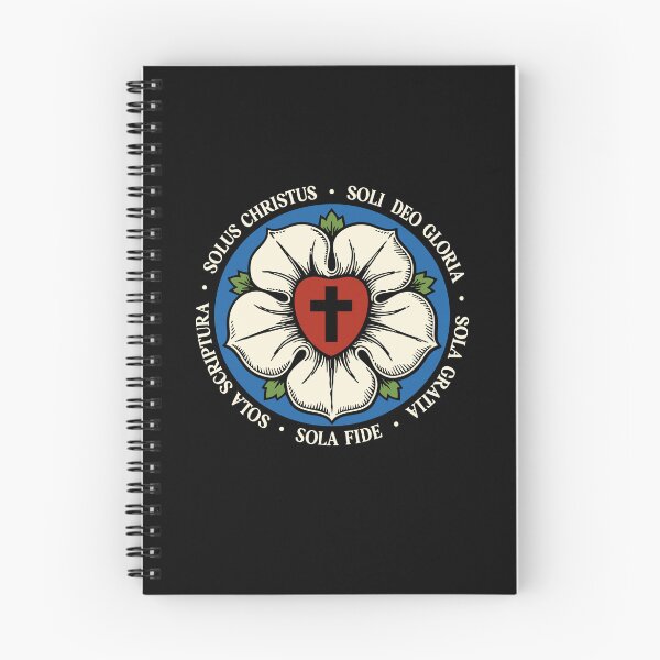 Item preview, Reformed Theology Five Solas Lutheran Flower Cross Christian designed and sold by Glory After Tears.