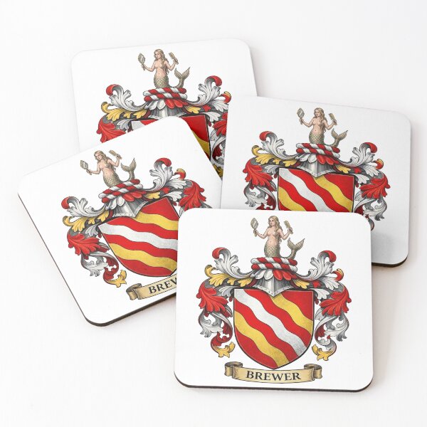 Item preview, The Brewer Family Coat of Arms designed and sold by BagTown Clans.