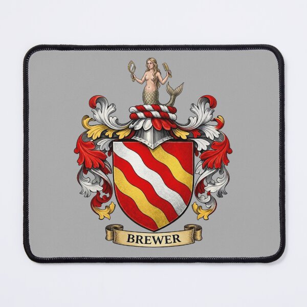 Item preview, The Brewer Family Coat of Arms designed and sold by BagTown Clans.