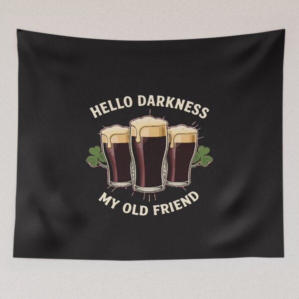 Item preview, Hello Darkness Irish Beer Funny St Patricks Day Design designed and sold by kiralynstration.