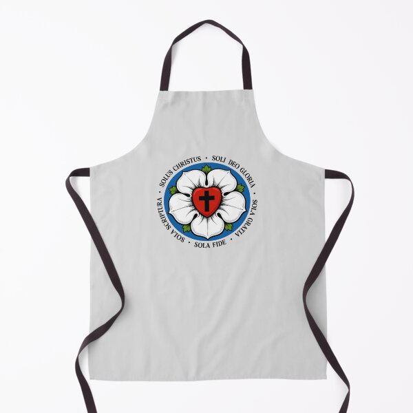 Item preview, Reformed Theology Five Solas Lutheran Flower Cross Christian - Black Lettering designed and sold by Glory After Tears.