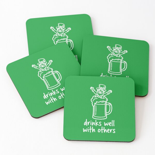 Item preview, Drinks Well With Others Leprechaun designed and sold by AdyKurniawan.