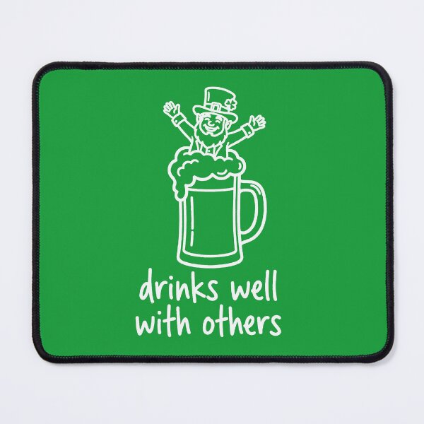 Item preview, Drinks Well With Others Leprechaun designed and sold by AdyKurniawan.