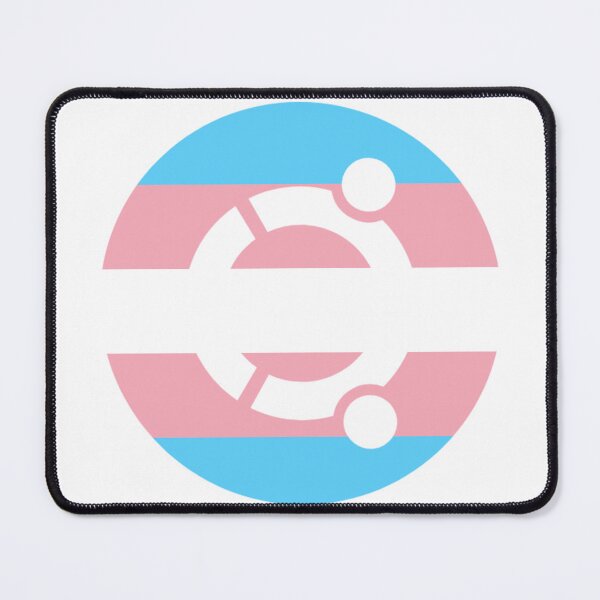 Item preview, Ubuntu Trans Pride Sticker – LGBTQ Open Source Linux Decal designed and sold by PenguinPowered.