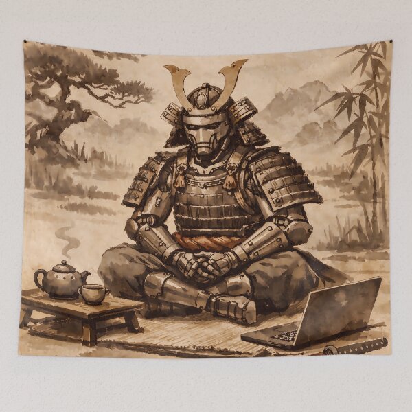 Item preview, Samurai Robot designed and sold by Sarcastic designs.