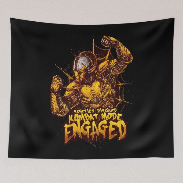 Item preview, Mortal Kombat Mode Safetles Dlsabled Engaged designed and sold by Tee Mercher.