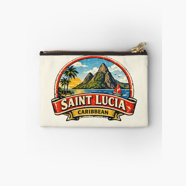 Item preview, Saint Lucia Caribbean Retro Vintage designed and sold by scicilysimonee.