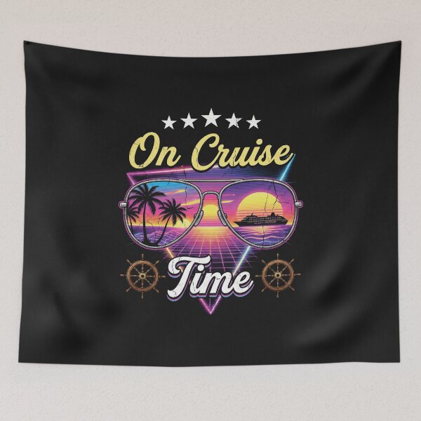Item preview, On Cruise Time Retro Synthwave designed and sold by AdyKurniawan.