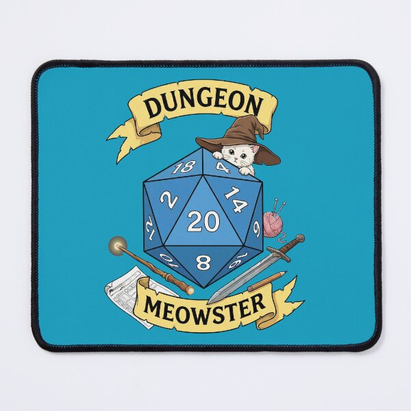 Item preview, Dungeon Meowster TTRPG Cat designed and sold by AdyKurniawan.