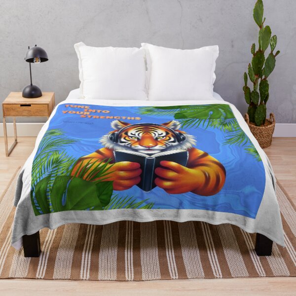 Item preview, Tune Into Your Strengths – Tiger Art designed and sold by IndiGLOW4Me.