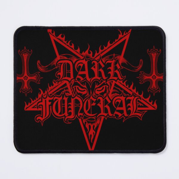 Item preview, Dark Funeral Satanic Black Metal Logo Inverted Cro designed and sold by LewMonahan.