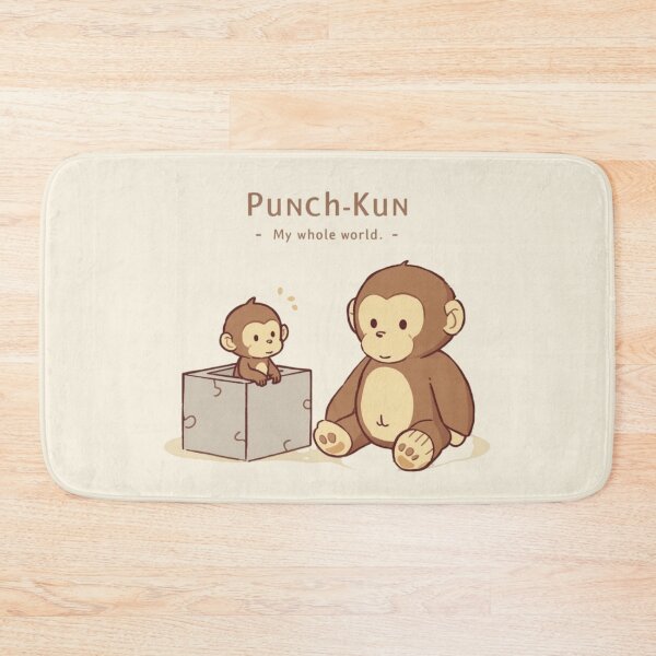 Item preview, Punch-kun – My Whole World Minimal Emotional Monkey Illustration designed and sold by Irene Catchmind.