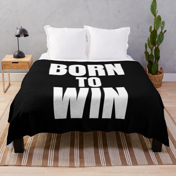 Item preview, Born To Win Motivational Typography Design designed and sold by BeBraveStudio.