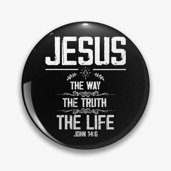 Item preview, Jesus The Way Truth Life John 146 Christian Bible Verse designed and sold by cherylcarney.