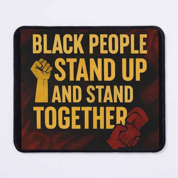 Item preview, Black People Stand Up and Stand Together – Empowerment Art designed and sold by XyoticStudios.