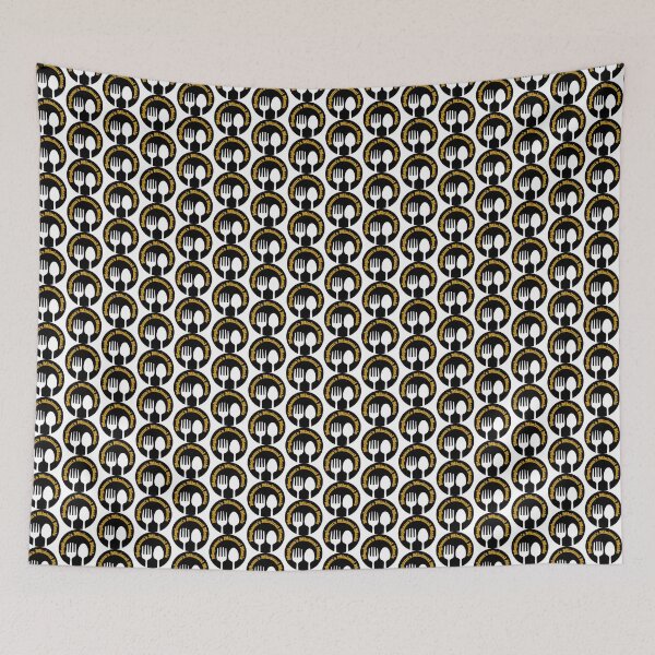 Item preview, Meghann’s Minimal Meals Logo Pattern designed and sold by MeghannsMinimalMeals.