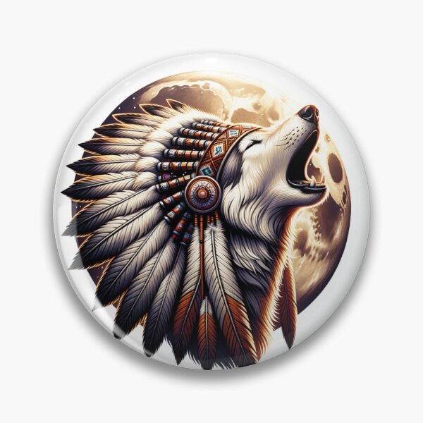 Item preview, Wolf Lovers Native American  designed and sold by mydesignsbylar.