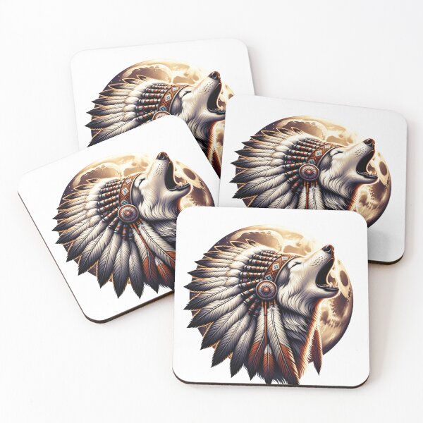Item preview, Wolf Lovers Native American  designed and sold by mydesignsbylar.
