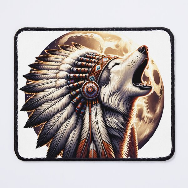 Item preview, Wolf Lovers Native American  designed and sold by mydesignsbylar.