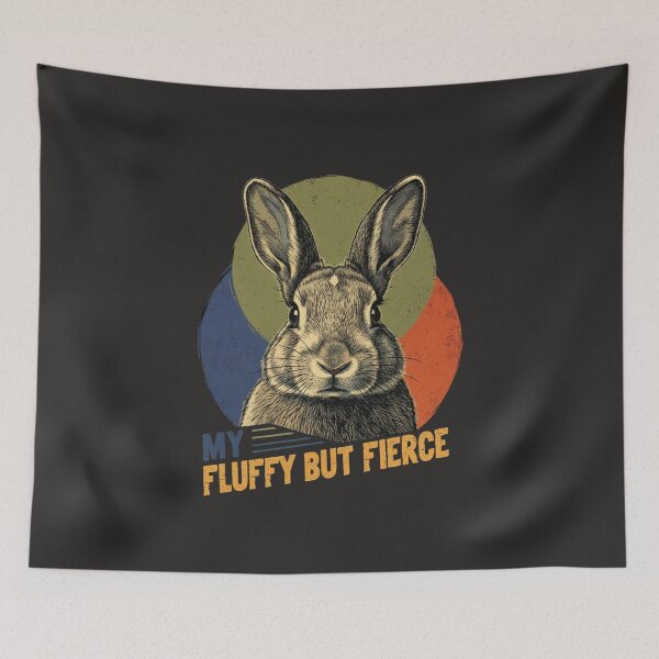 Item preview, Fluffy but Fierce designed and sold by LittleLoopArt.
