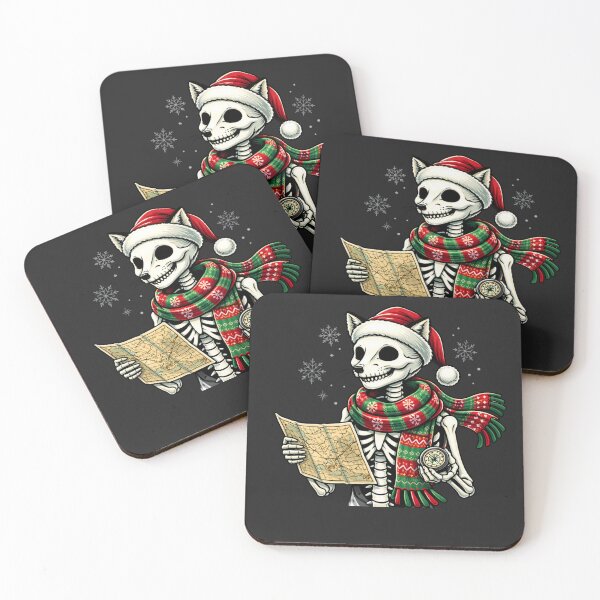 Item preview, Travel Explorer Fox Skeleton – Winter Adventure Gothic Aesthetic Art designed and sold by ColorSplash123.