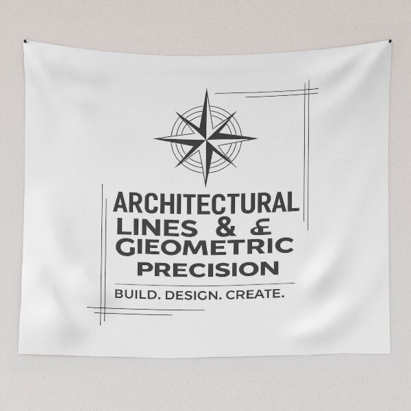 Item preview, Architectural Lines & Geometric Precision – Modern Blueprint Design for Architects & Engineers Gift designed and sold by Williams Anderson.