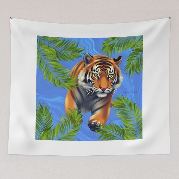 Item preview, Unleash Your Power -- Leaping Tiger Art designed and sold by IndiGLOW4Me.