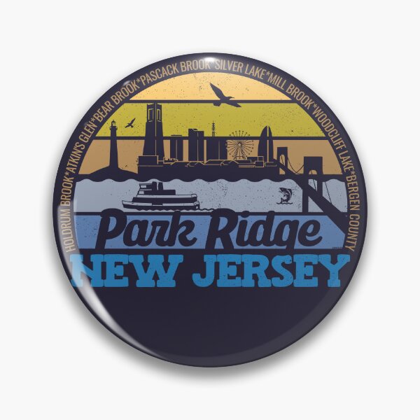Item preview, Park Ridge New Jersey Sunset Retro Vintage Local Pride Logo designed and sold by CRHPOD20.