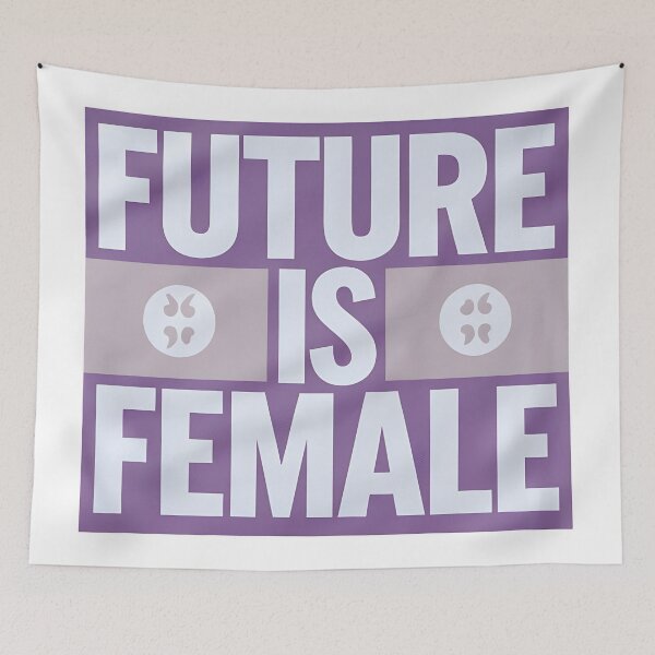 Item preview, International women day FUTURE IS FEMALE designed and sold by Uglyandcute.