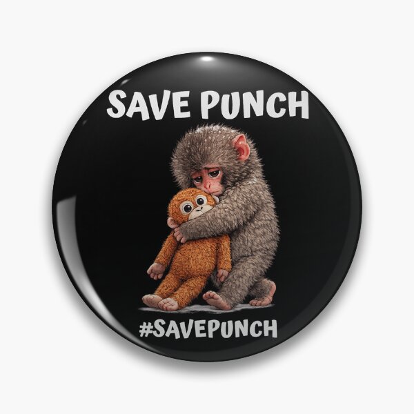 Item preview, Save Punch Trendy Japanese Macaque Monkey designed and sold by susannenovak.