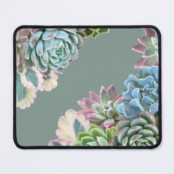 Item preview, Soft-coloured succulents corner stickers designed and sold by Poplartree.