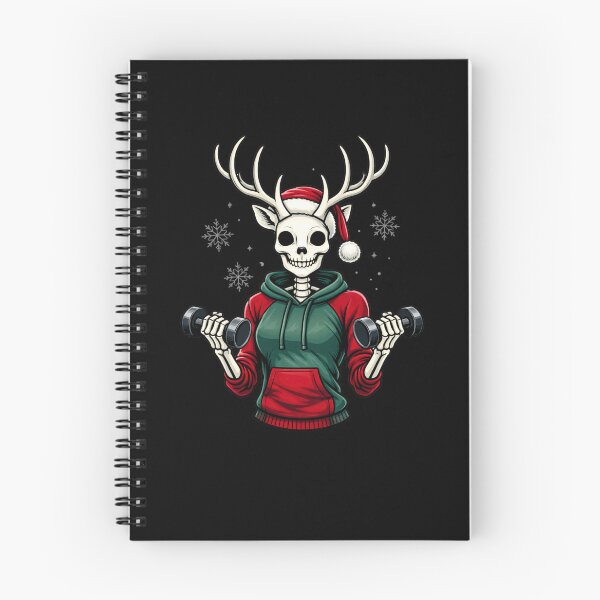 Item preview, Fitness Reindeer Skeleton – Winter Strength Aesthetic Art designed and sold by ColorSplash123.