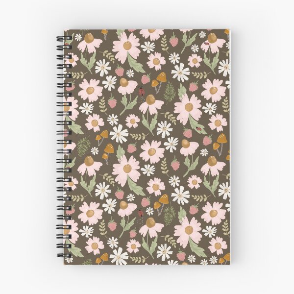 Item preview, Hazel Floral - brown designed and sold by Willow & Grace Designs.