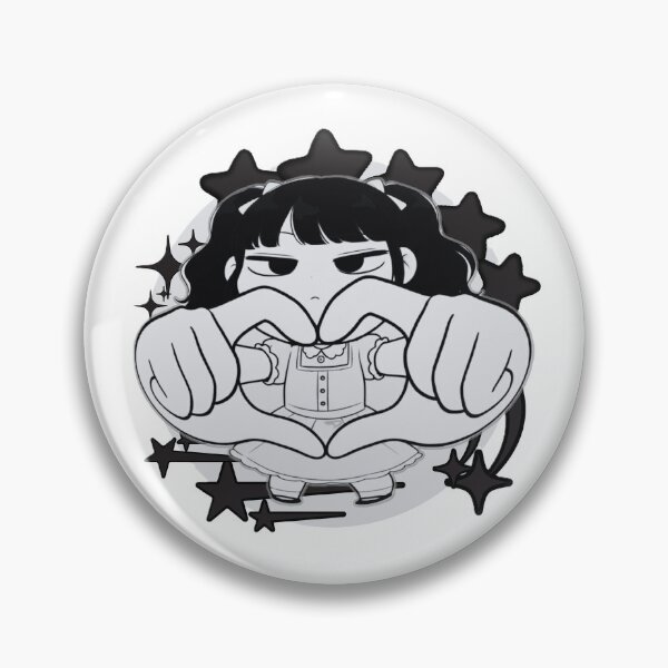 Item preview, Heart Hands Sassy Chibi Girl Starry Mood Illustration designed and sold by Jingky.