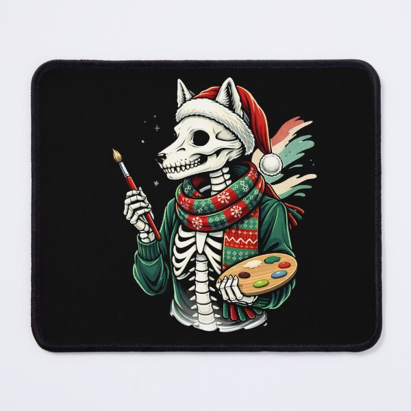 Item preview, Artist Wolf Skeleton – Cozy Gothic Winter Creative Aesthetic Art designed and sold by ColorSplash123.