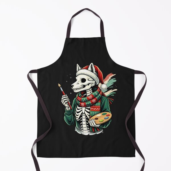 Item preview, Artist Wolf Skeleton – Cozy Gothic Winter Creative Aesthetic Art designed and sold by ColorSplash123.