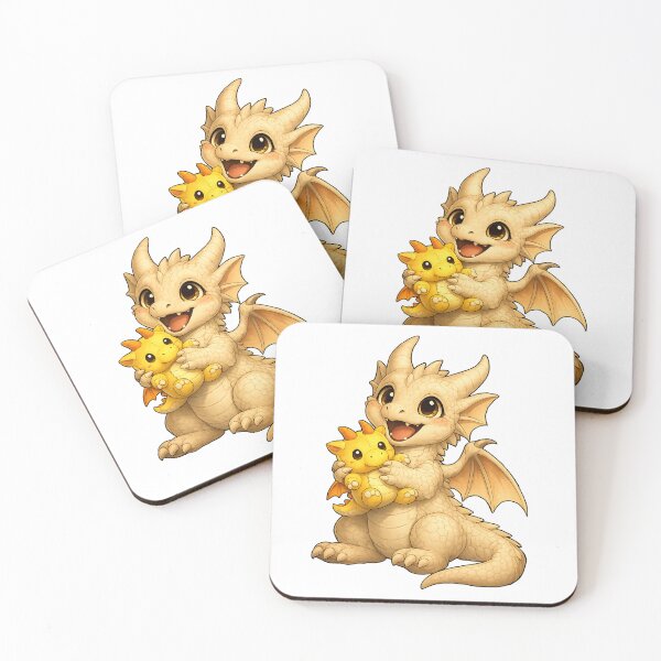 Item preview, Cute Baby Dragon Hugging Tiny Dragon Plush designed and sold by Hatchling Hollow.