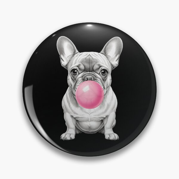 Item preview, Funny Frenchie Lover Clothing French Bulldog Blowing Bubble designed and sold by michealhunttt.