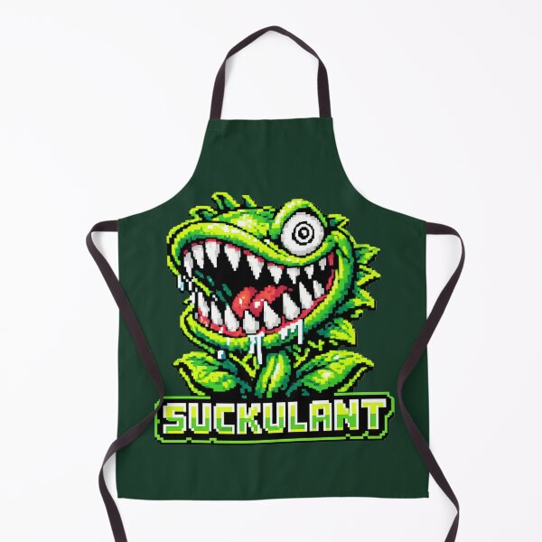 Item preview, Pixel Art Killer Plant – Funny Horror Succulent Monster Gaming Design designed and sold by JonelCrafts.