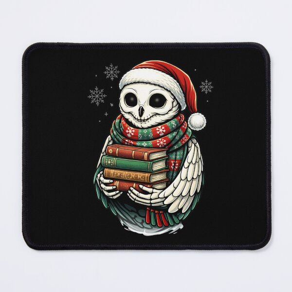 Item preview, Bookstore Owl Skeleton – Cozy Gothic Winter Book Aesthetic Art designed and sold by ColorSplash123.
